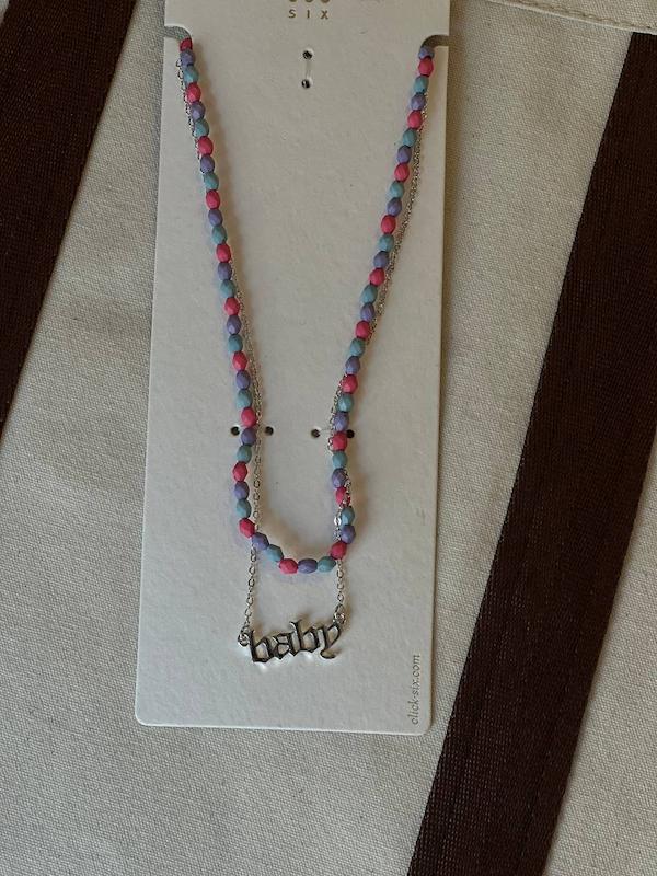 گردنبند دولاین فانتزی طرح "baby"