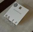 گوشواره ظریف آبکاری نقره - ست دو عددی