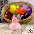 جاکلیدی آویز نوزاد کلاه دار با 12 رنگ متنوع