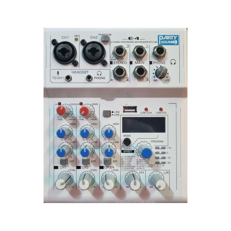 میکسر صدا آنالوگ پارتی ساند مدل E4