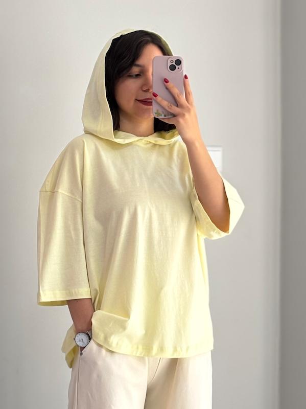 تیشرت کلاهدار سایه