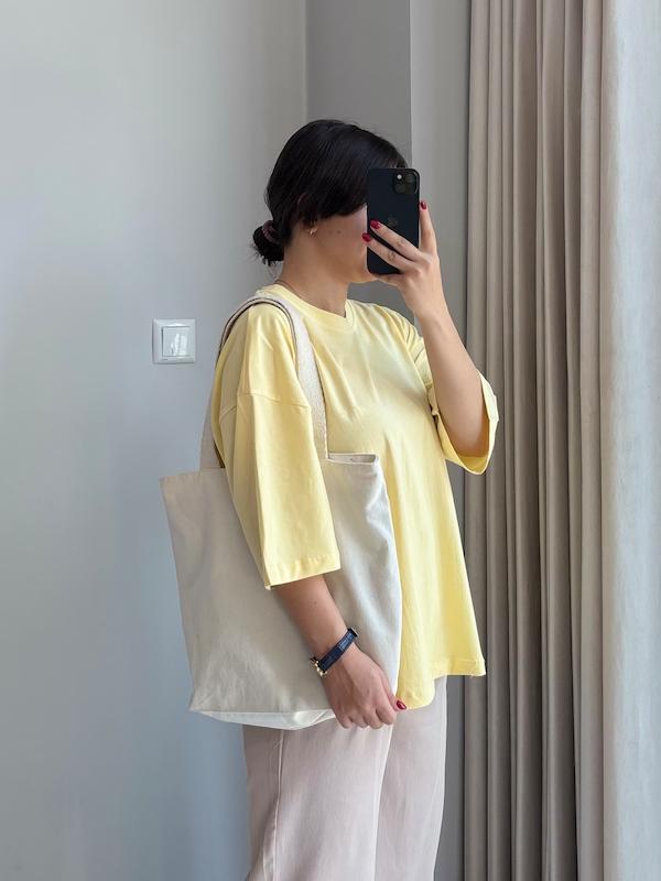 تیشرت باکسی سپیدار