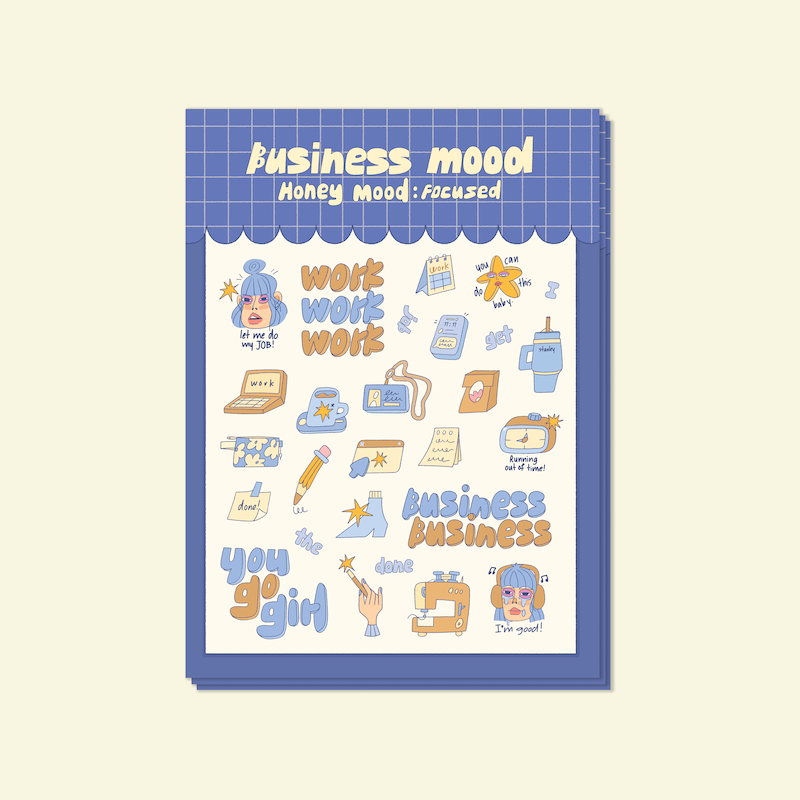 مجموعه‌ استیکر بیزنس موود