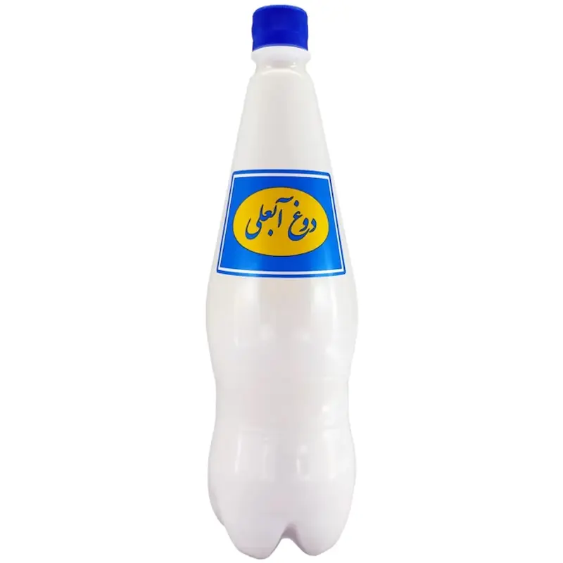 دوغ شیشه ای گازدار  آبعلی 1000 میلی لیتر