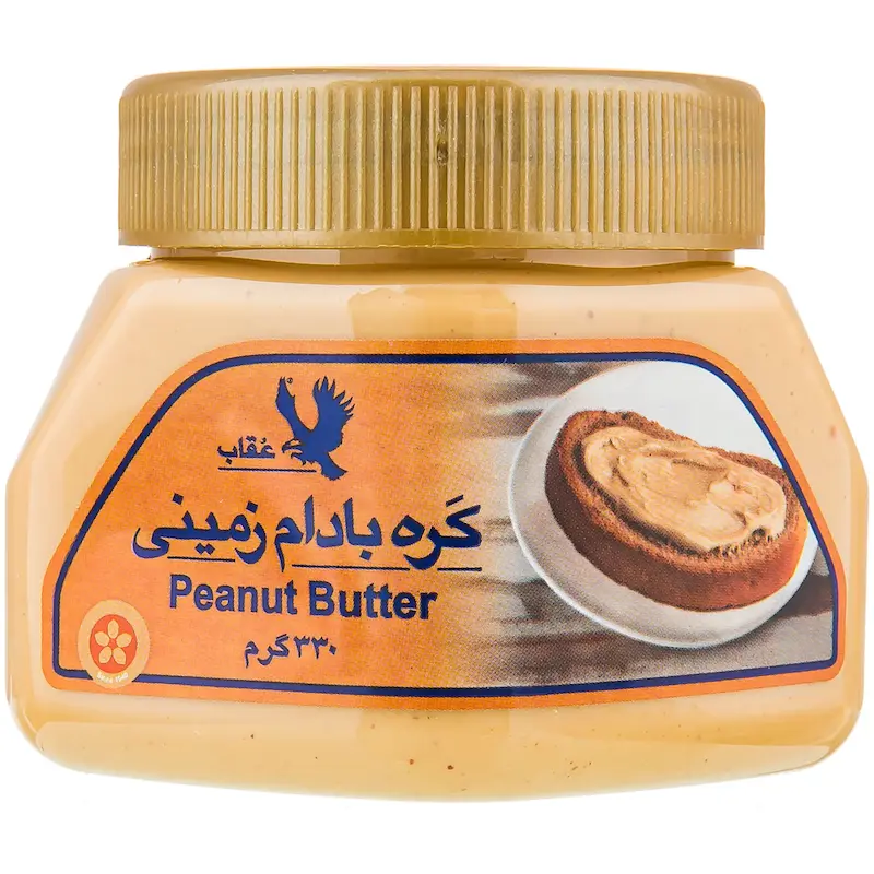 کره بادام زمینی عقاب مقدار 330 گرم