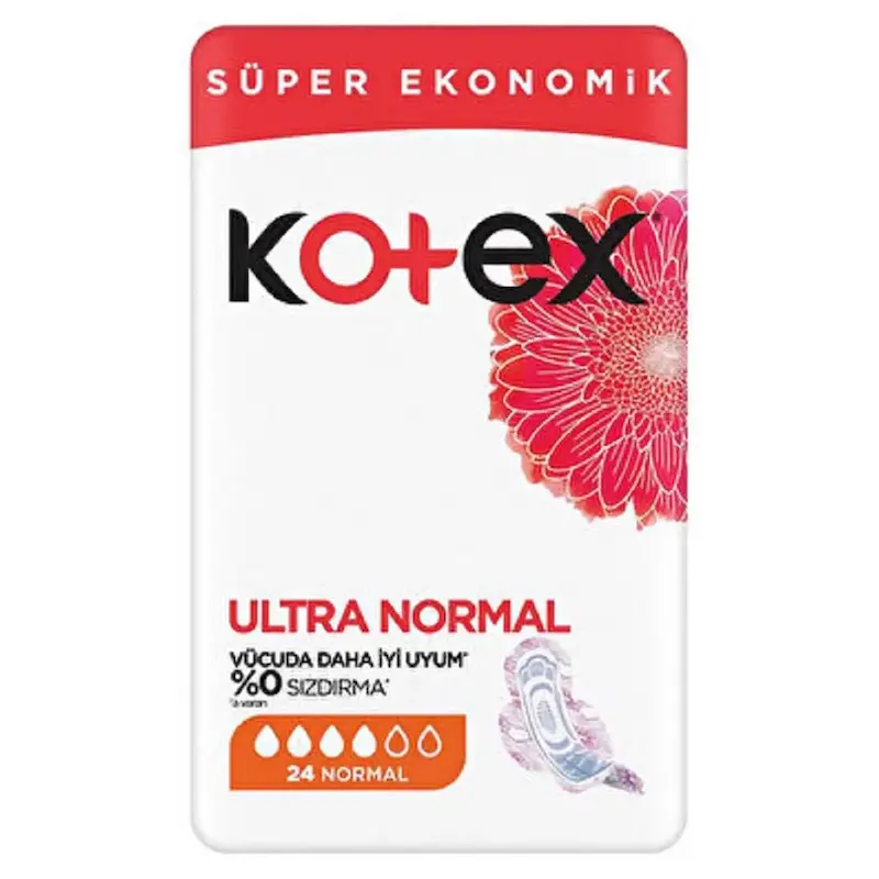 نوار بهداشتی کوتکس مدل ultra normal بسته 24 عددی