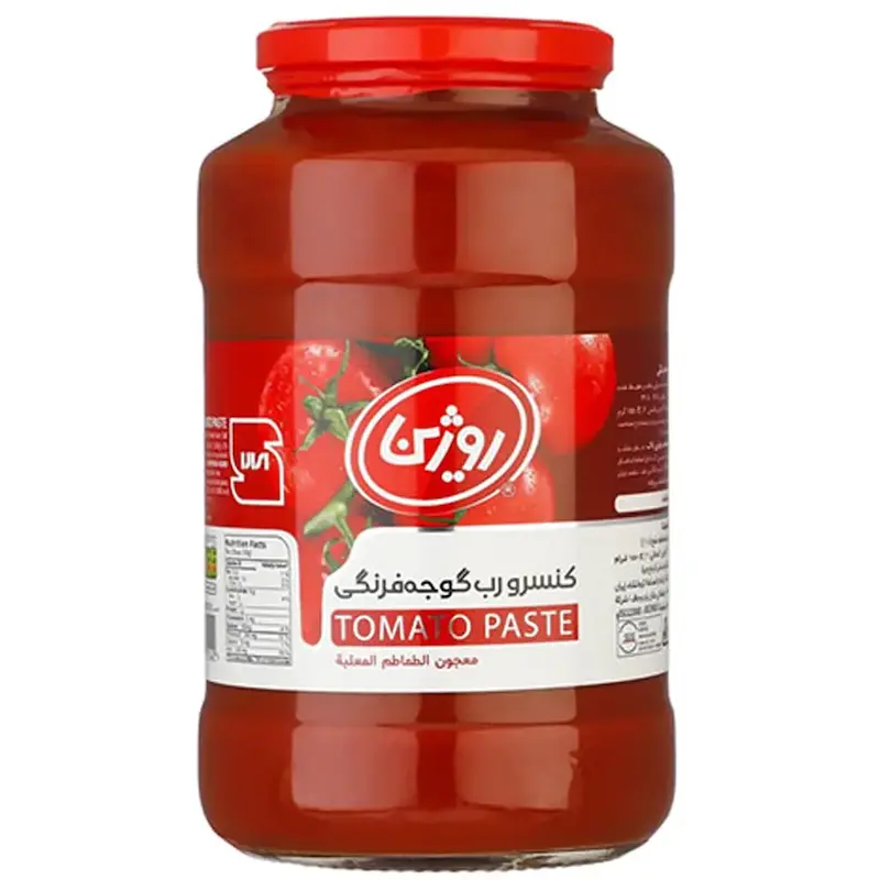 رب گوجه فرنگی روژین مقدار 1550 گرم