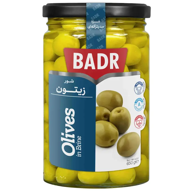 زیتون شور بدر 650 گرم 