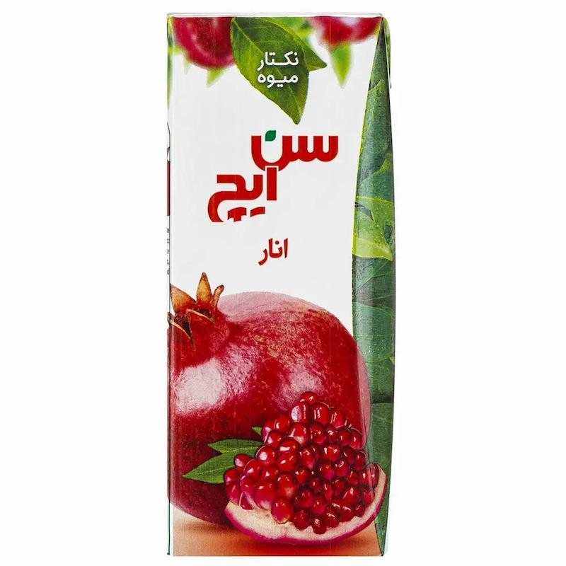 نکتار میوه سن ایچ طعم انار - 200 میلی لیتر