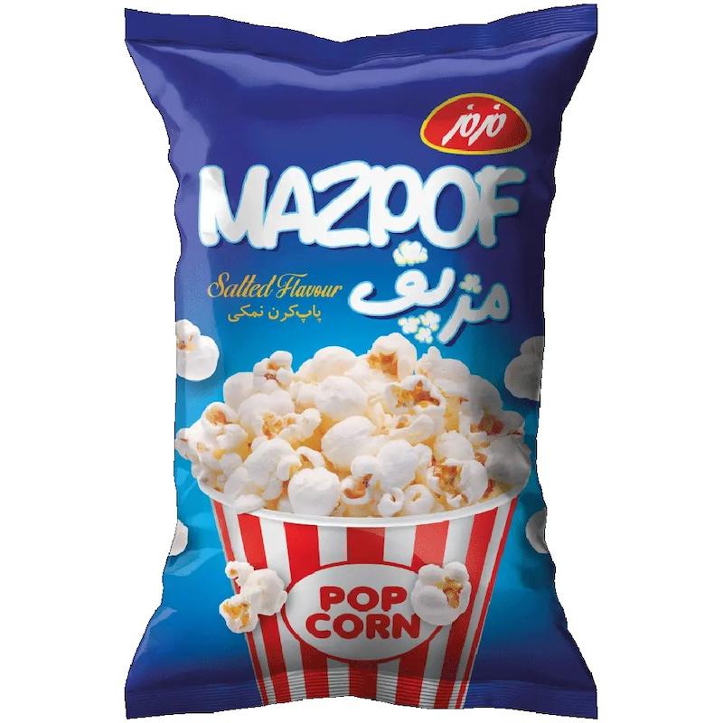 پاپ کرن نمکی مزمز مزپف 65 گرم