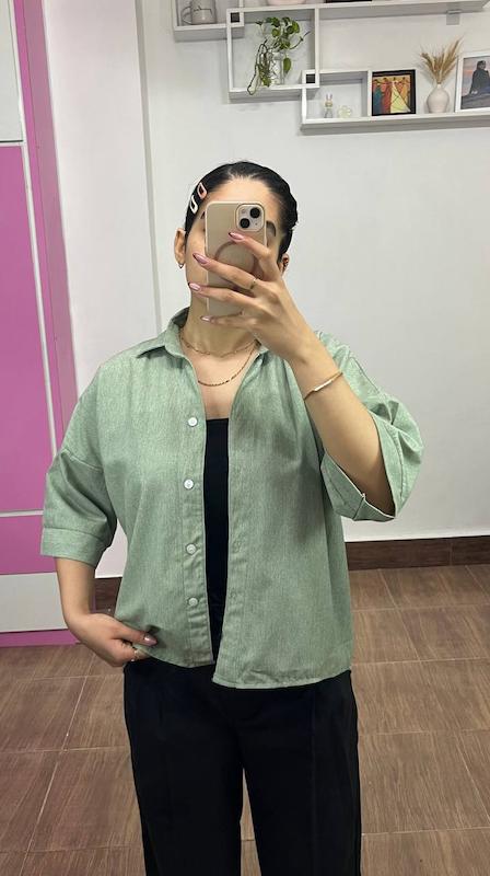 شومیز باکسی پشت پیله