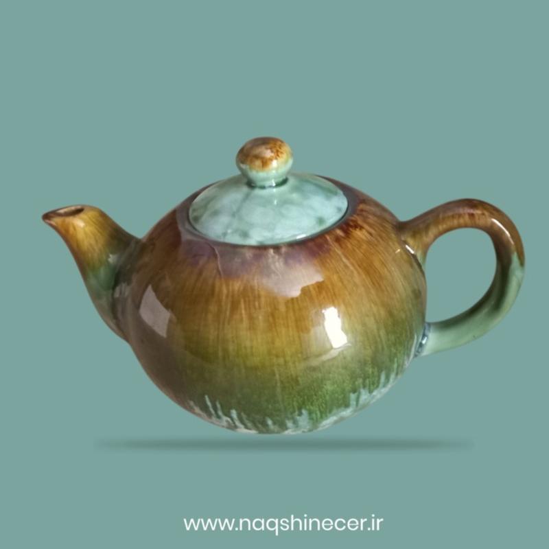 قوری سرامیکی لعاب دار 