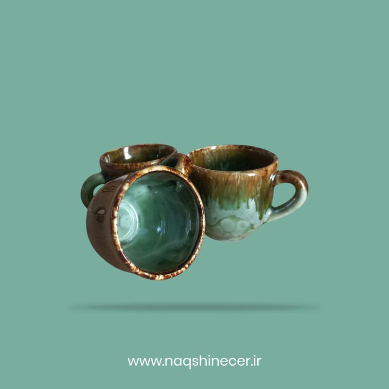 قهوه خوری سرامیکی لعاب دار 