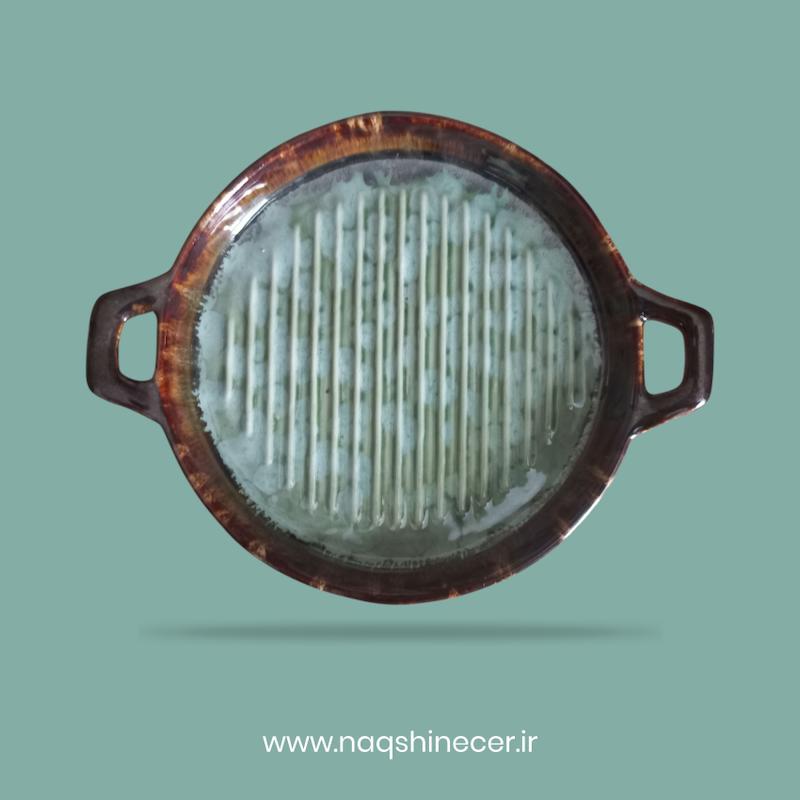 تابه سرامیکی لعاب دار 