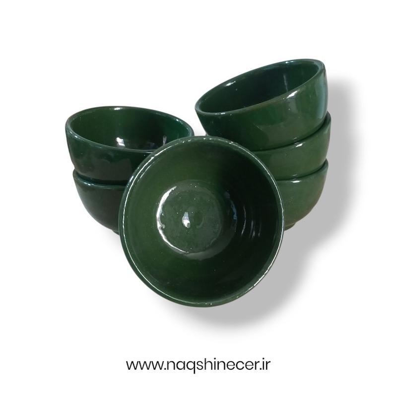 کاسه کوچک لعاب دار یشمی