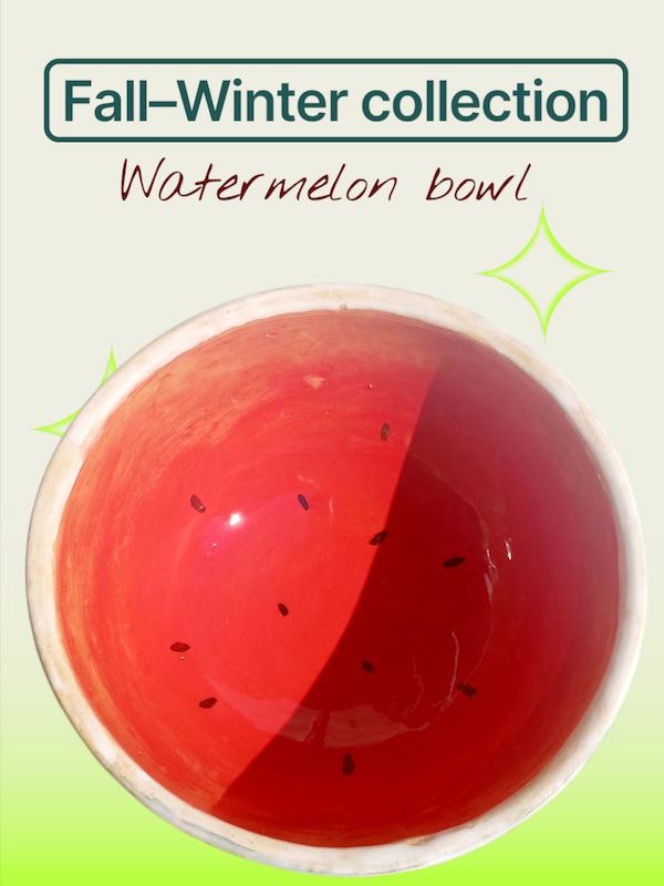 کاسه بزرگ طرح هندوانه 