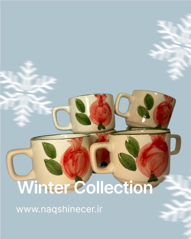 لیوان طرح انار