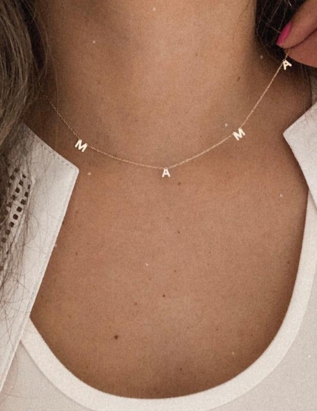 گردنبند طلا طرح مام ۱۰۰۲