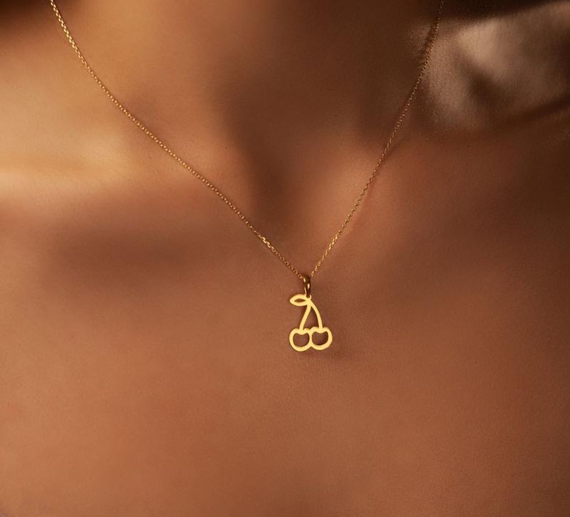 پلاک طلا طرح البالو مینیمال