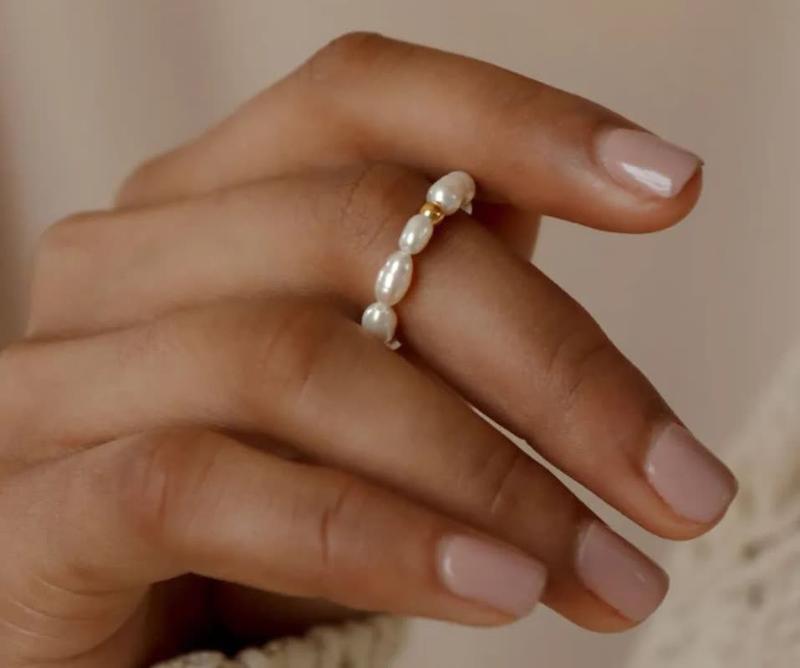 انگشتر طلا مرواریدی