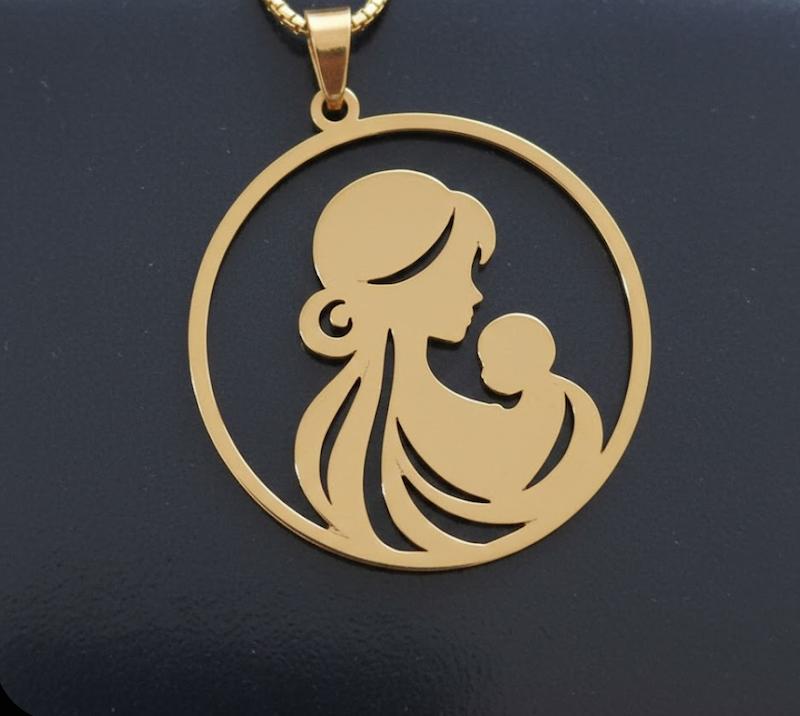 پلاک طلا مادرمهربان(روز مادر)