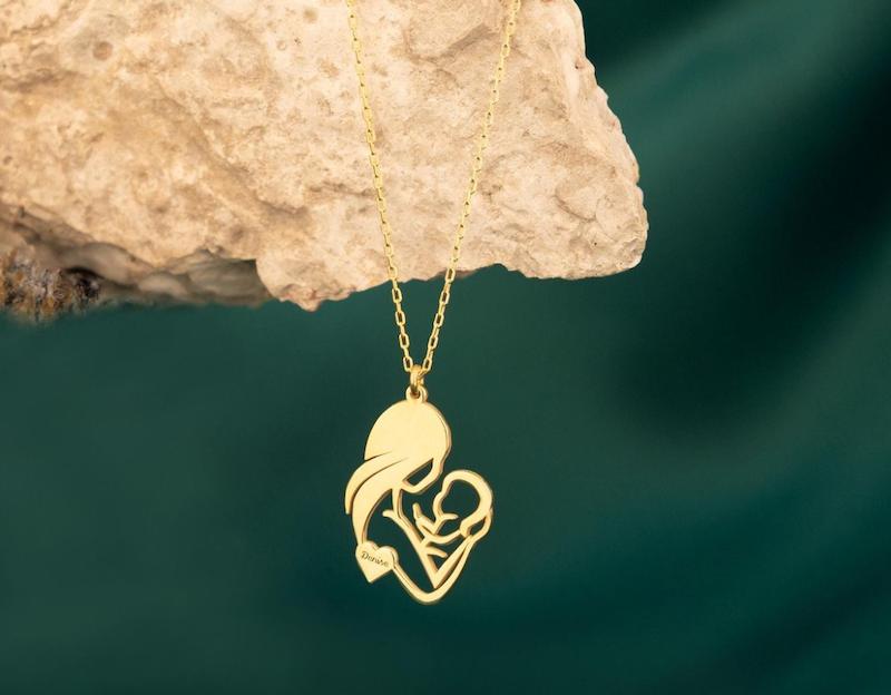 پلاک طلا مادر وکودک ۸۰۲۰