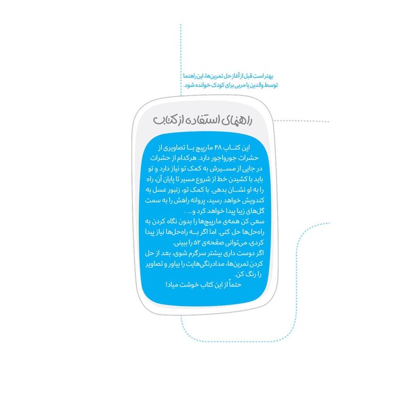 کتاب مارپیچ های حشرات - مجموعه کتاب‌های گردو ماز