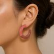 گوشواره حلقه ای رنگی کد 5