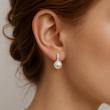 گوشواره نگین و مرواریدی کد 34