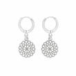 گوشواره طرح گل سفید کد 49