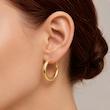 گوشواره حلقه ای طلایی کد 131