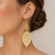 گوشواره طرح برگ کد 155