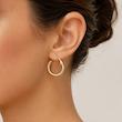 گوشواره حلقه ای طلایی کد 177