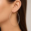 گوشواره حلقه ای  رز گلد کد 197