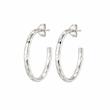 گوشواره حلقه ای کوچک سفید کد 122