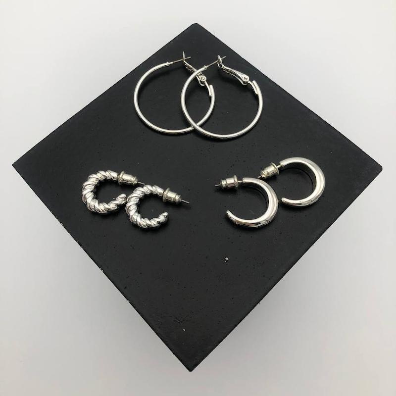 گوشواره سه عددی کد 108