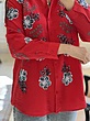 شومیز پولکدوزی گلدار