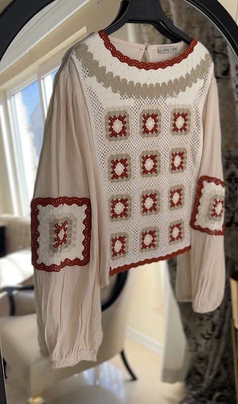 شومیز گلدوزی 