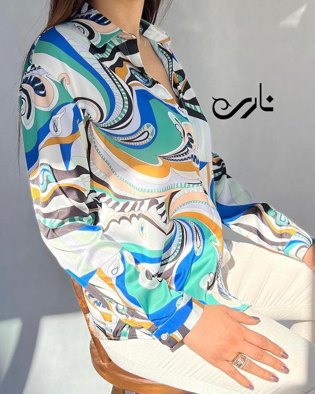 شومیز ساتن ابریشم