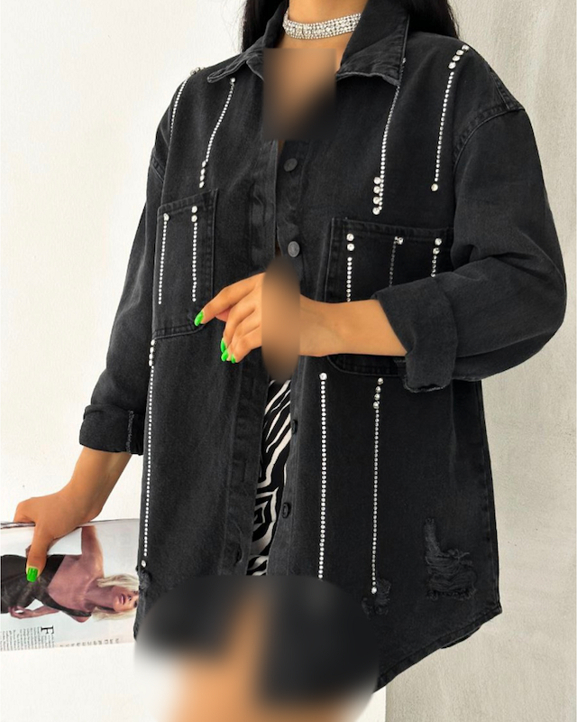 کت جین مشکی
