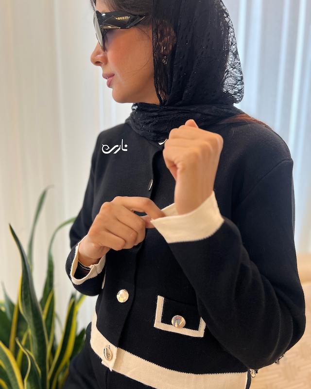 ست بافت ترک رنگ مشکی
