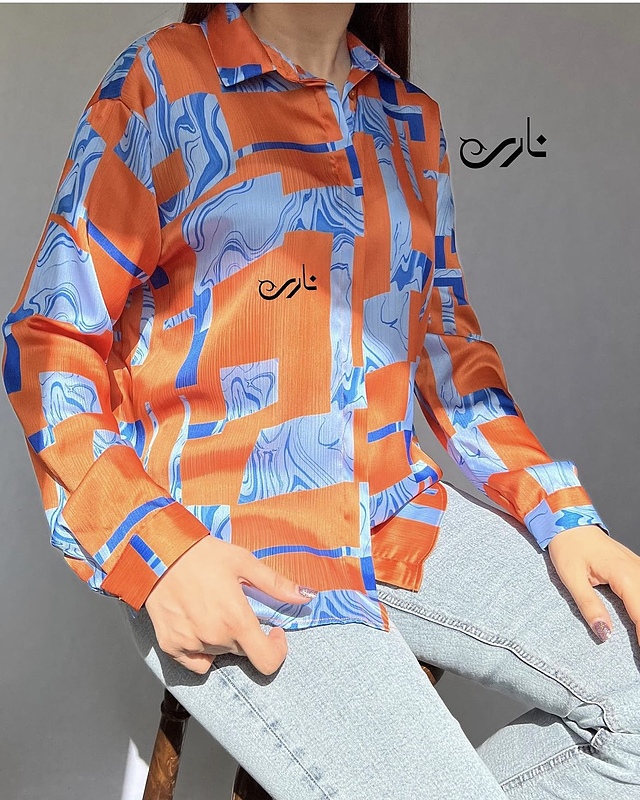 شومیز ساتن ابریشم