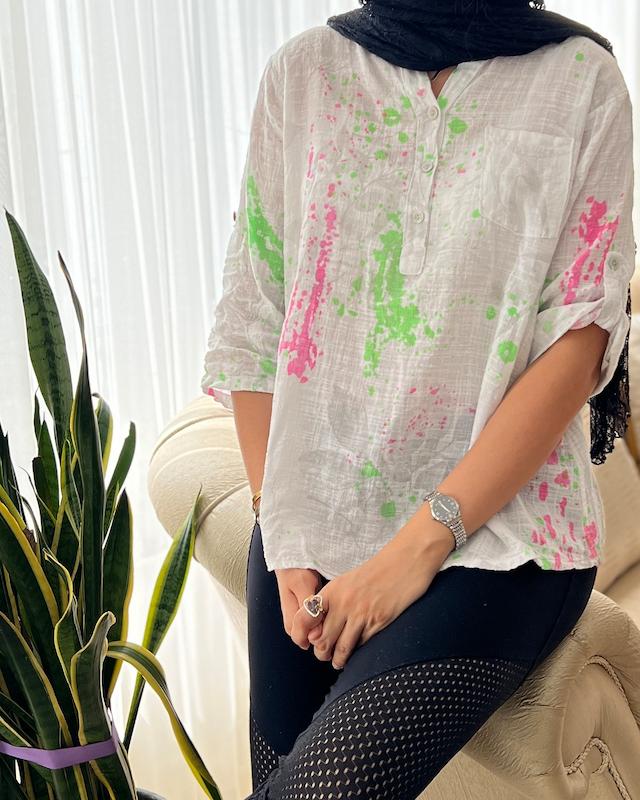 شومیز آبرنگی 