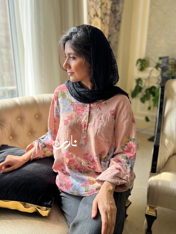شومیز لینن ایتالیایی بهار