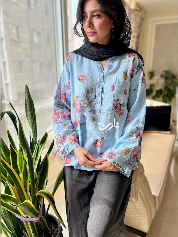 شومیز لینن ایتالیایی بهار
