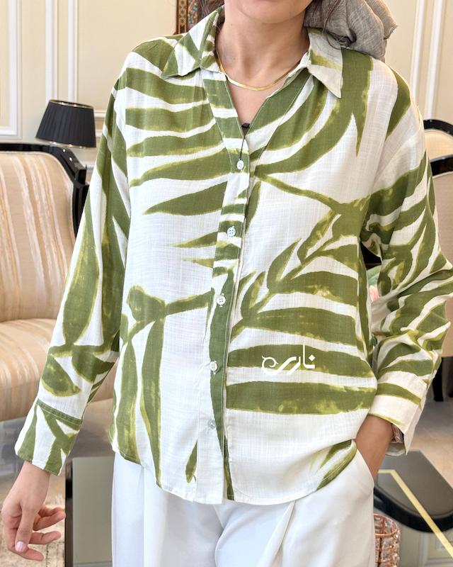 شومیز zara طرح برگ/وارداتی