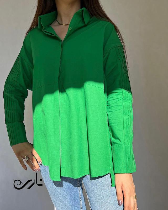شومیز ترک کرم.سبز.صورتی.سفید