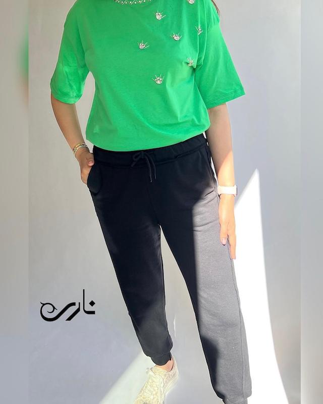 شلوار جاگر دو نخ