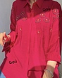 شومیز سالون سرخابی