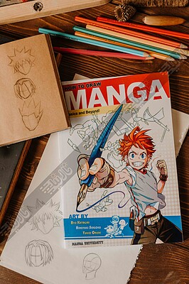 کتاب آموزش نقاشی مانگا ( How to draw manga )